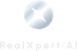 Logo de RealXpert AI, plataforma inmobiliaria con inteligencia artificial